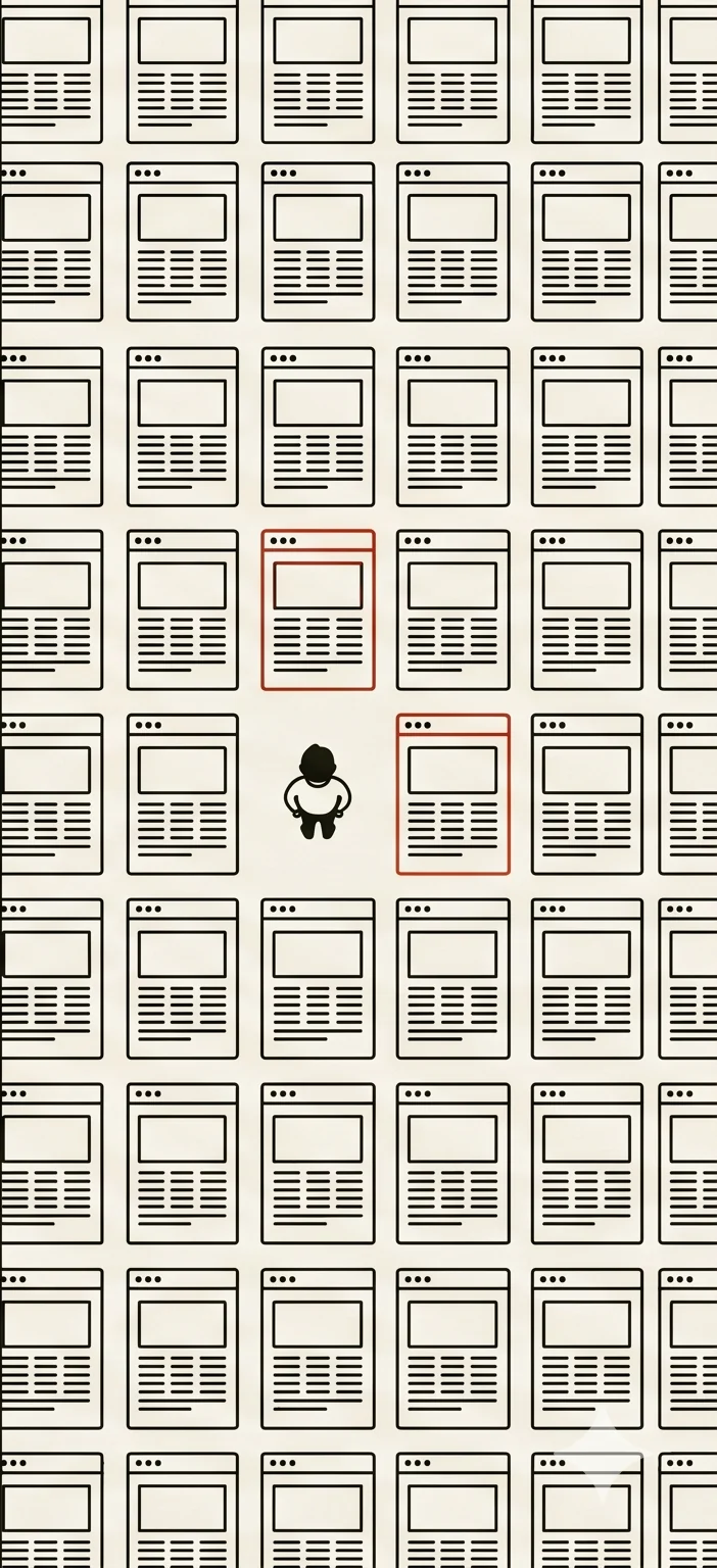 ページが増え、手に負えない